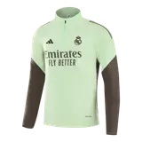 Real Madrid 1/4 Zip Tracksuit 2025/26 Green
