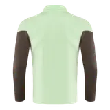 Real Madrid 1/4 Zip Tracksuit 2025/26 Kids Green