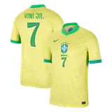 VINI JR. #7 Brazil Home Soccer Jersey Copa America