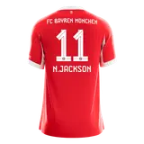 N.JACKSON #11 Bayern Munich Home Soccer Jersey 2025/26