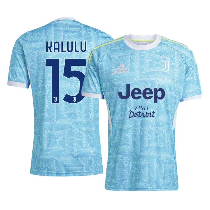 KALULU #15 Juventus Away Soccer Jersey 2025/26