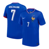 GRIEZMANN #7 France Home Soccer Jersey EURO