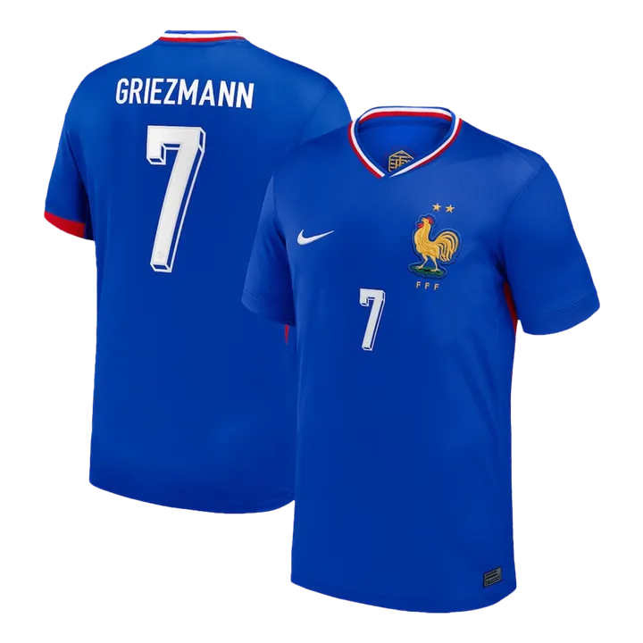 GRIEZMANN #7 France Home Soccer Jersey EURO