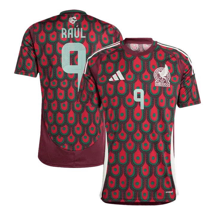 RAÚL #9 Mexico Home Soccer Jersey Copa America