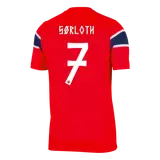 SØRLOTH #7 Norway Home Soccer Jersey World Cup 2026