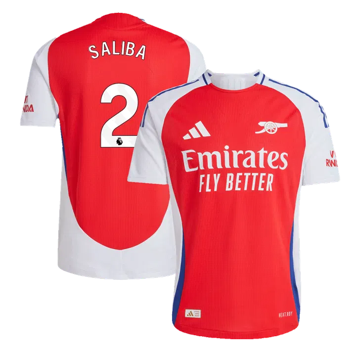 SALIBA #2 Arsenal Home Player Version Jersey