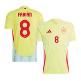 FABIÁN #8 Spain Away Soccer Jersey EURO