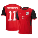 GREGORITSCH #11 Austria Home Soccer Jersey World Cup 2026