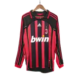 Retro Soccer Jersey RONALDO #99 AC Milan Home Long Sleeve 2006/07