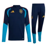 Spain 1/4 Zip Tracksuit 2026 Kids Navy