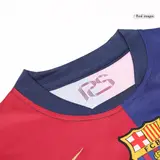 Barcelona Home Kids Soccer Jerseys Full Kit