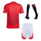Manchester United Home Player Version Jerseys Full Kit