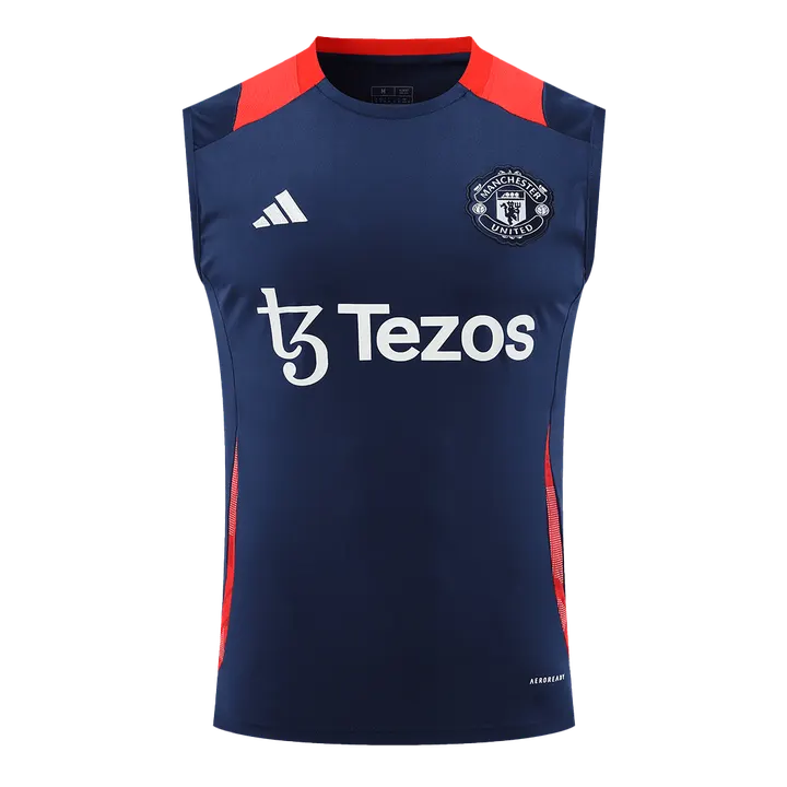 Manchester United Pre-Match Sleeveless Top Navy