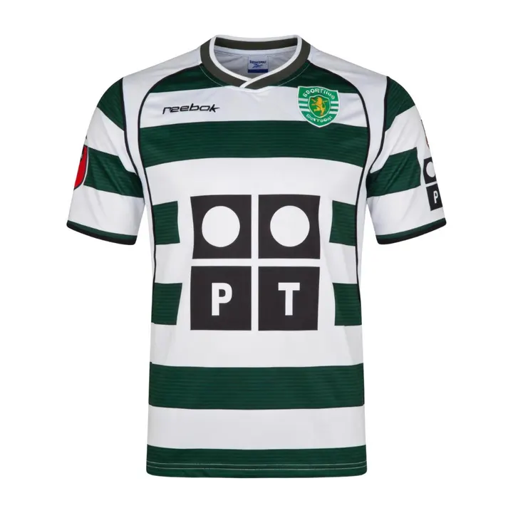 Retro Sporting CP Home Jersey 2001/03