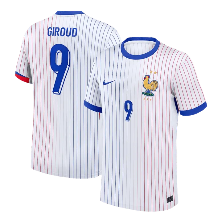 GIROUD #9 France Away Soccer Jersey EURO