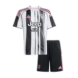 Juventus Home Kids Soccer Jerseys Kit 2025/26
