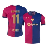 RAPHINHA #11 Barcelona Home Player Version Jersey - UCL