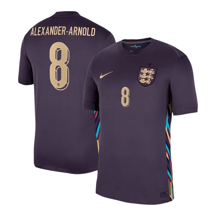 ALEXANDER-ARNOLD #8 England Away Soccer Jersey EURO