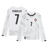 RONALDO #7 Portugal Away Long Sleeve Soccer Jersey 2025