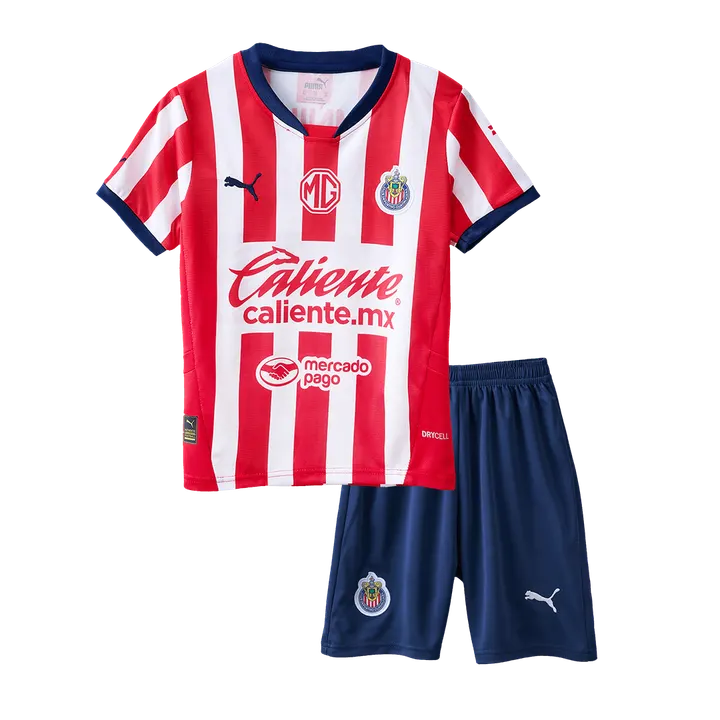 Chivas Home Kids Soccer Jerseys Kit