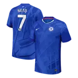 NETO #7 Chelsea Home Player Version Jersey 2025/26