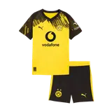 Borussia Dortmund Home Kids Soccer Jerseys Kit 2025/26