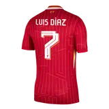 LUIS DÍAZ #7 Liverpool Home Soccer Jersey -UCL
