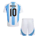 MESSI #10 Argentina Home Kids Soccer Jerseys Kit