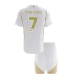 RONALDO #7 Al Nassr Third Away Kids Soccer Jerseys Kit