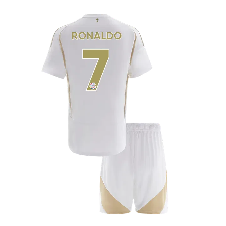 RONALDO #7 Al Nassr Third Away Kids Soccer Jerseys Kit