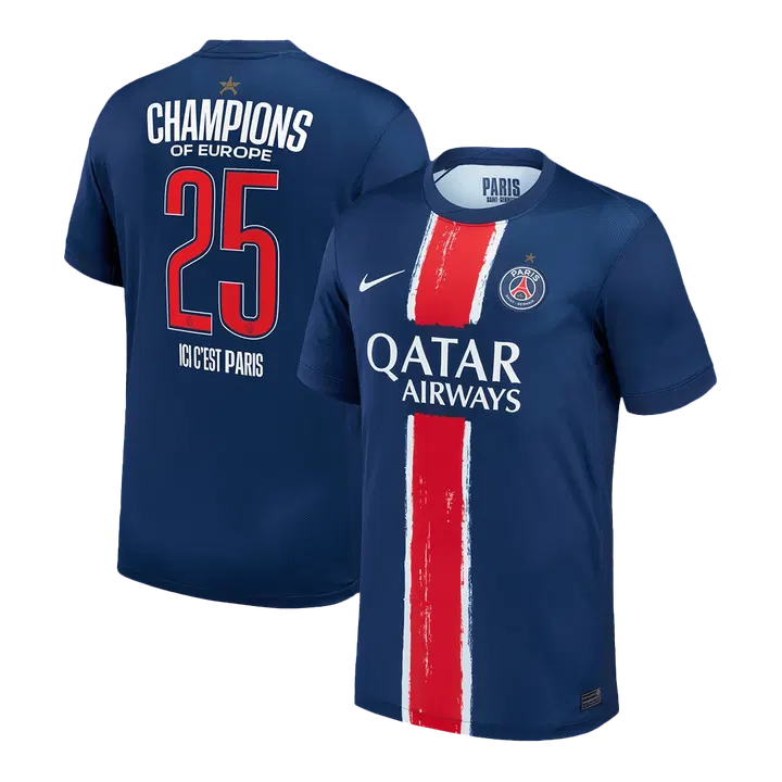 CHAMPIONS #25 PSG Home Soccer Jersey