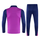 Barcelona 1/4 Zip Tracksuit 2025/26 Kids Purple