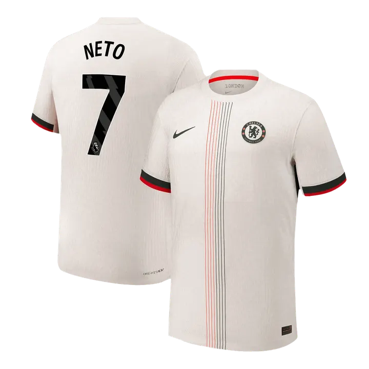 NETO #7 Chelsea Away Player Version Jersey 2025/26