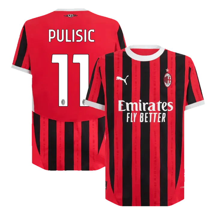 PULISIC #11 AC Milan Home inspired Soccer Jersey - UCL