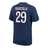 BARCOLA #29 PSG Home Player Version Jersey