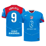 SØRLOTH #9 Atletico Madrid Third Away Player Version Jersey 2025/26