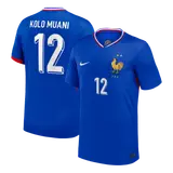 KOLO MUANI #12 France Home Soccer Jersey