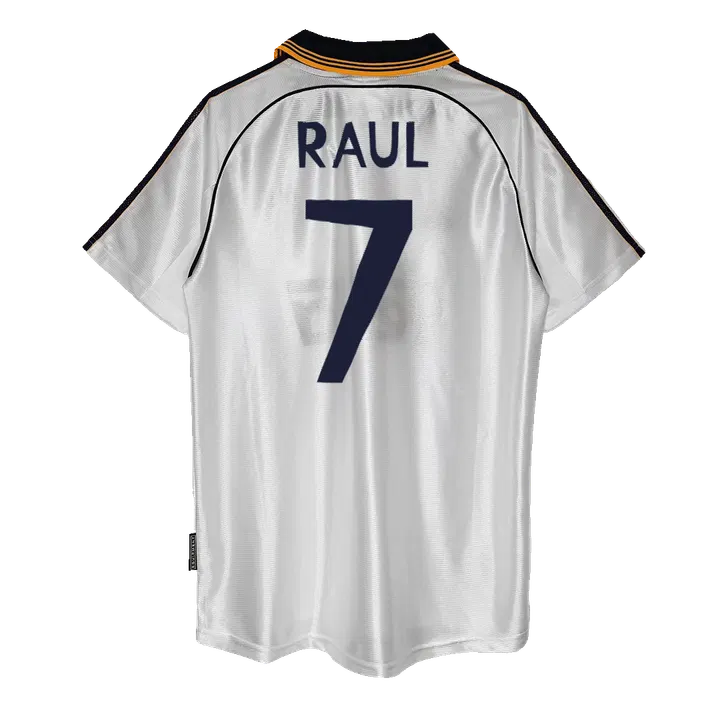 Retro Soccer Jersey RAUL #7 Real Madrid Home 1999/00