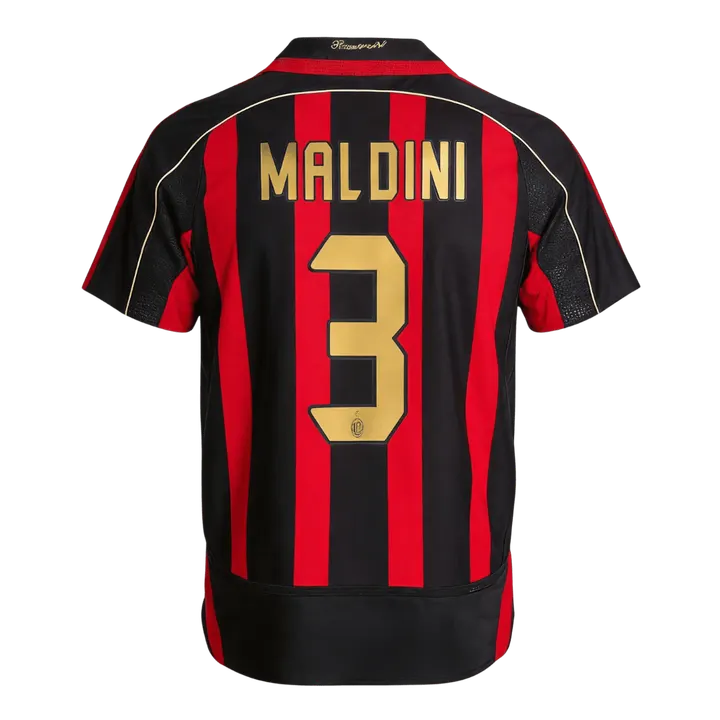 Retro Soccer Jersey MALDINI #3 AC Milan Home 2006/07