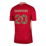 CHAMPIONS #20 Liverpool Home Player Version Jersey