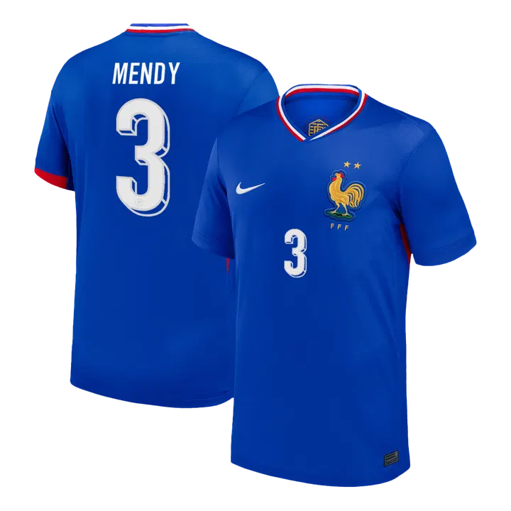 MENDY #3 France Home Soccer Jersey