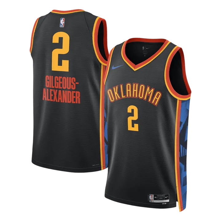 Gilgeous-Alexander #2 Oklahoma City Thunder Swingman NBA Jersey - City Edition