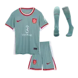Atletico Madrid Away Kids Soccer Jerseys Full Kit