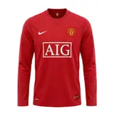 Retro Soccer Jersey RONALDO #7 Manchester United Home Long Sleeve 2007/08
