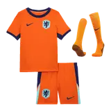 Netherlands Home Kids Soccer Jerseys Full Kit EURO