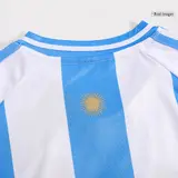 Argentina Home Kids Soccer Jerseys Full Kit