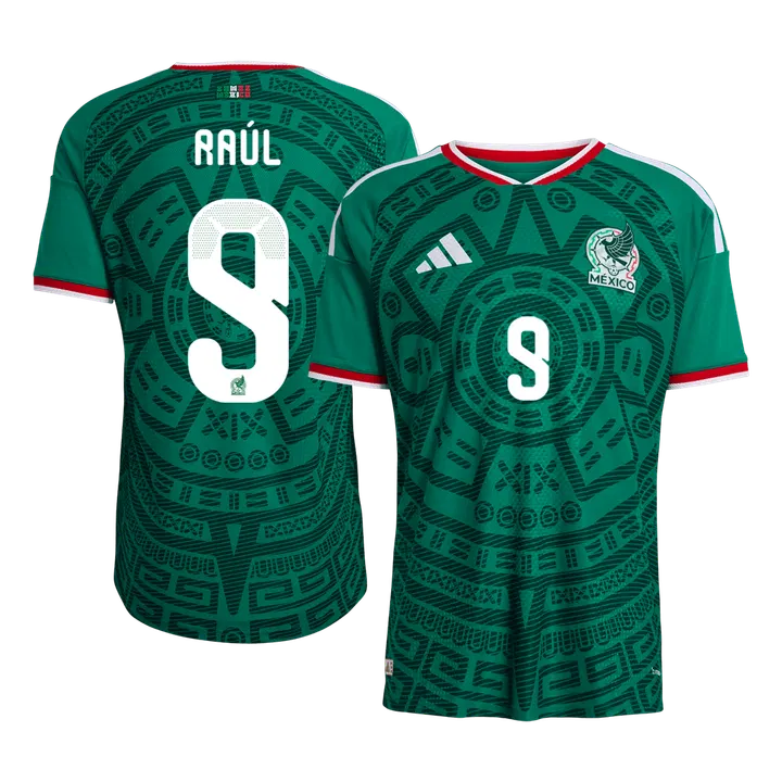 Raúl #9 Mexico Home Player Version Jersey World Cup 2026