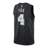 Fox #4 San Antonio Spurs Swingman NBA Jersey 2025/26 - City Edition
