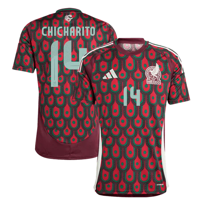 CHICHARITO #14 Mexico Home Soccer Jersey Copa America