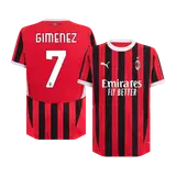 GIMENEZ #7 AC Milan Home inspired Soccer Jersey